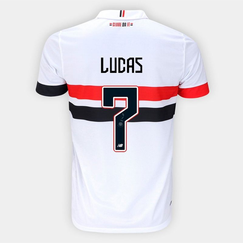 Sao Paulo FC Lucas Moura 7 Home Jersey 2024/25