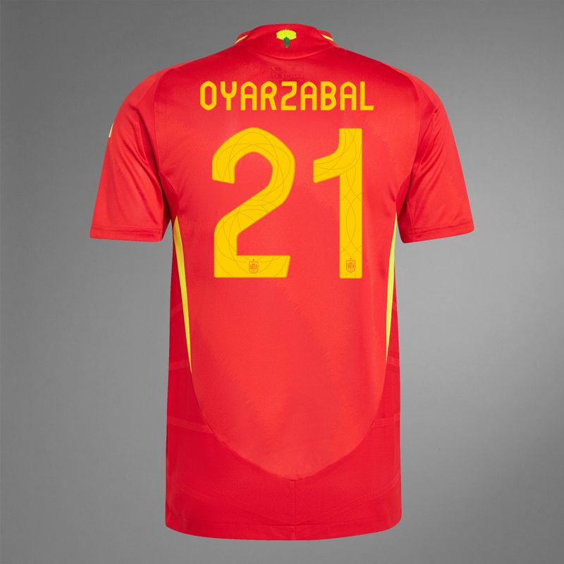 2024 Spain OYARZABAL 21 Home Jersey (Player Version)