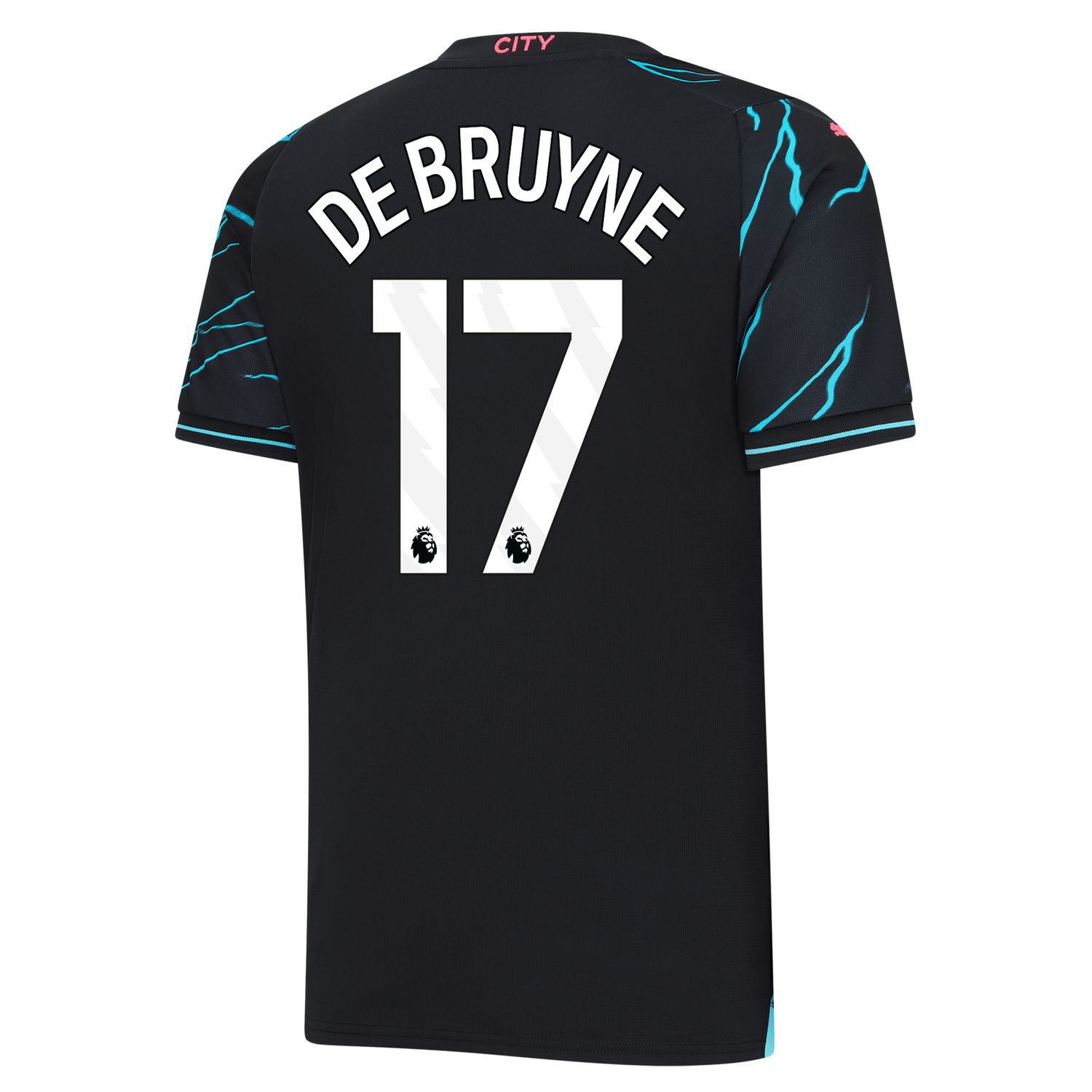 Manchester City Kevin De Bruyne #17 EPL Third Jersey 2023-2024 Manchester City Kevin De Bruyne #17 EPL Third Jersey 2023-2024