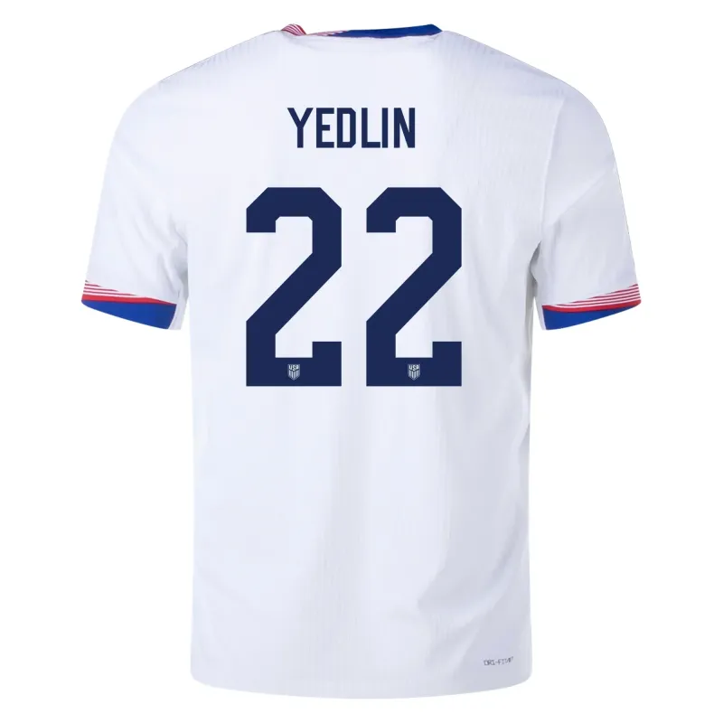 2024 United States YEDLIN 22 Home Jersey (Player Version)