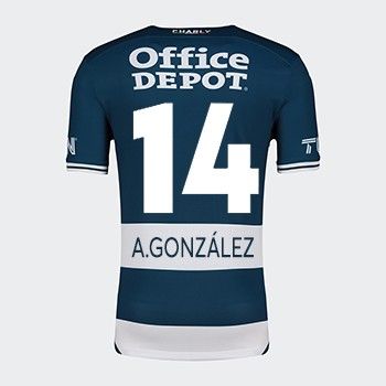 24-25 Pachuca Home A.González 14 Jersey