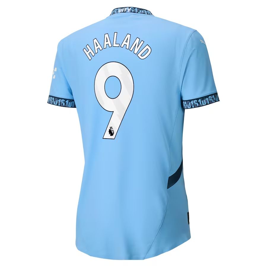 Manchester City Erling Haaland 9 Home Jersey 2024-25 (Player Version) Manchester City Erling Haaland 9 Home Jersey 2024-25 (Player Version)
