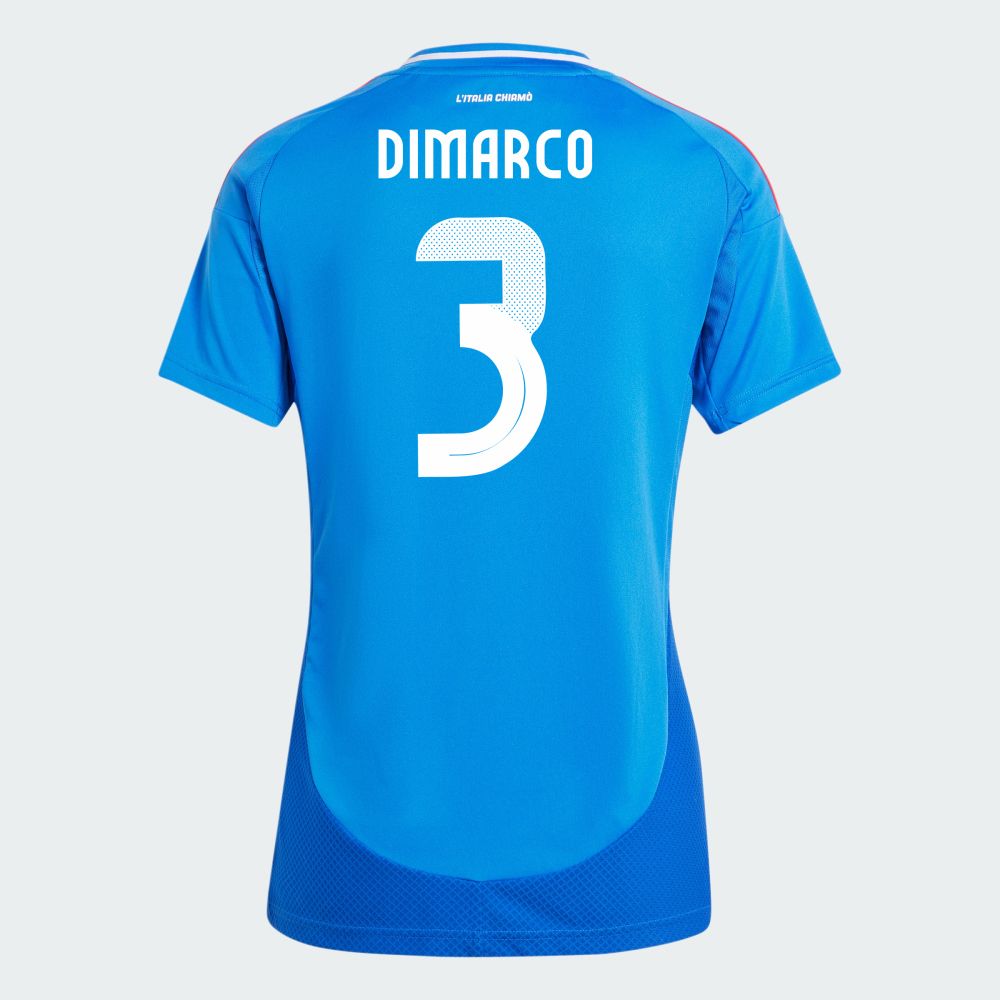 2024 Italy DIMARCO 3 Home Women's Jersey 2024 Italy DIMARCO 3 Home Women's Jersey