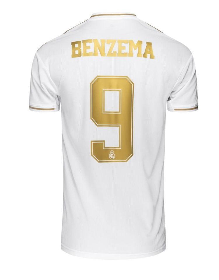 Real Madrid Benzema Jersey Shirt 19/20