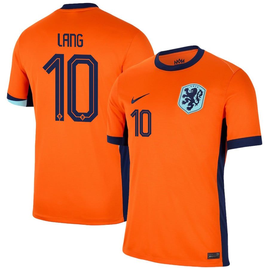2024 Netherlands Lang 10 Home Jersey 2024 Netherlands Lang 10 Home Jersey