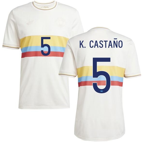2024 Colombia Centenary Collection K. CASTAÑO 5 Jersey