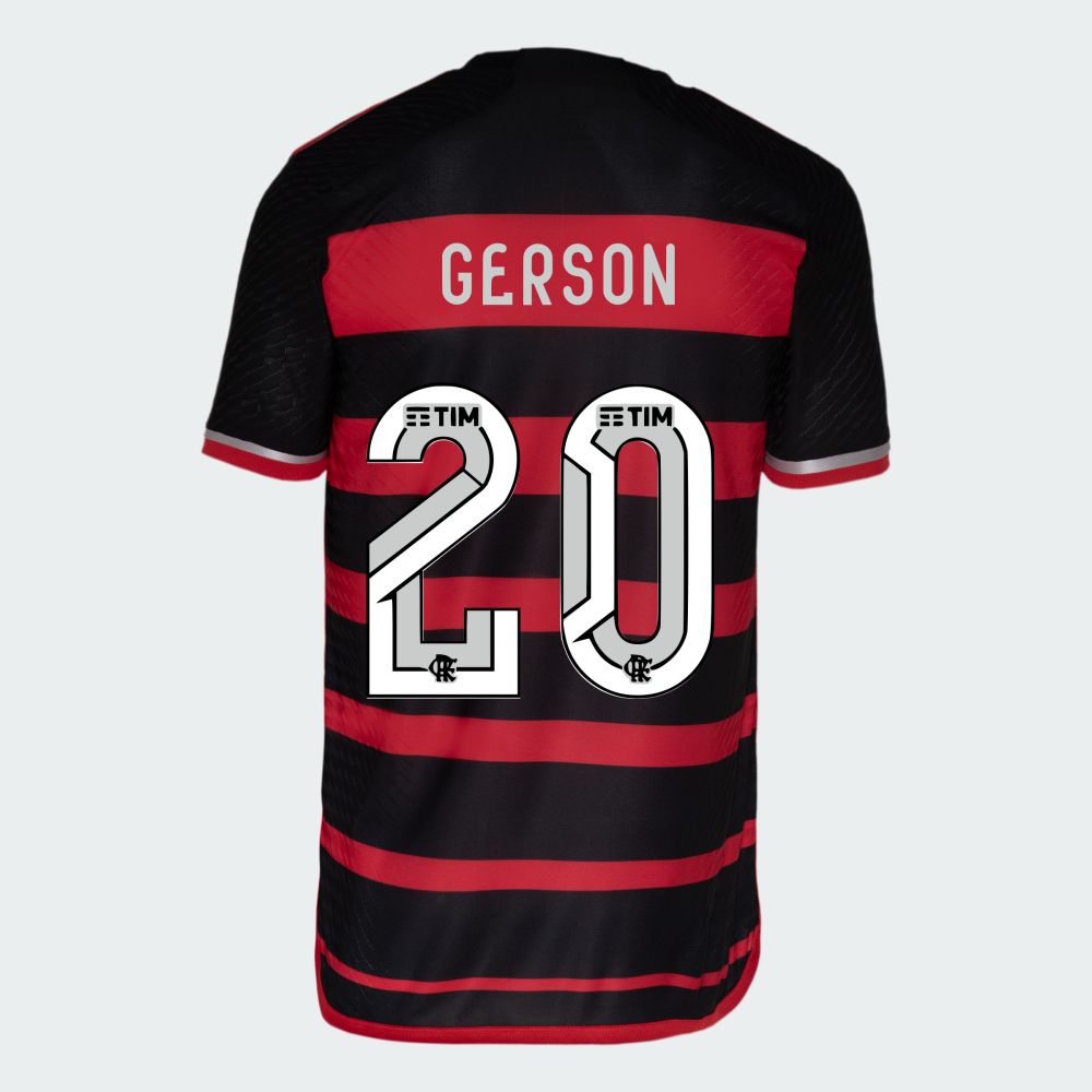 Flamengo Home Gerson 20 Jersey Shirt 2024/25 (Player Version) Flamengo Home Gerson 20 Jersey Shirt 2024/25 (Player Version)