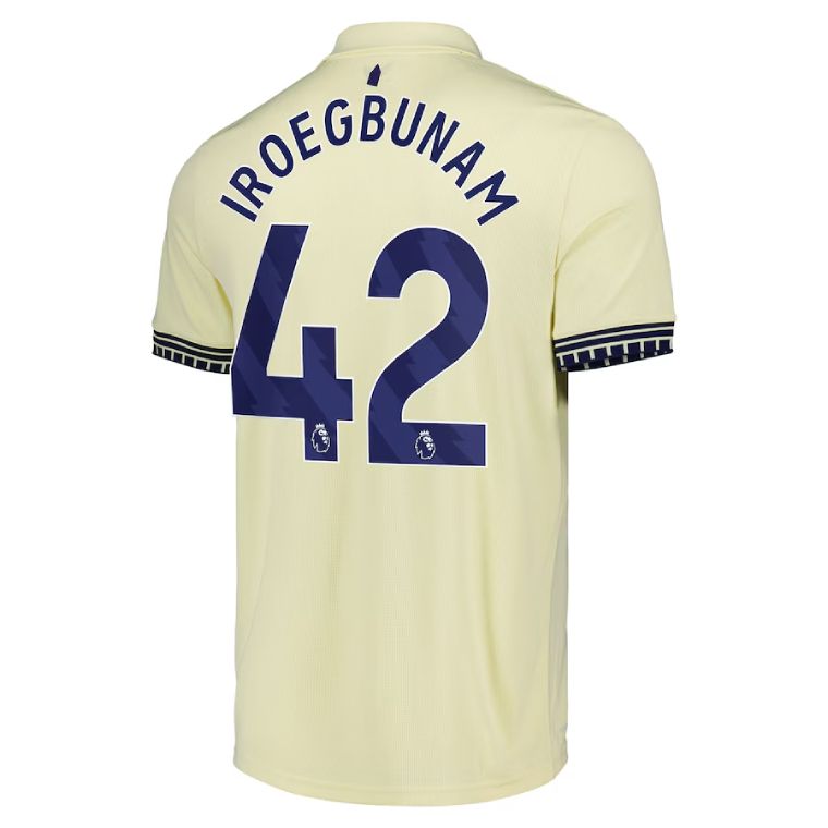 25-26 Everton Away IROEGBUNAM 42 Jersey