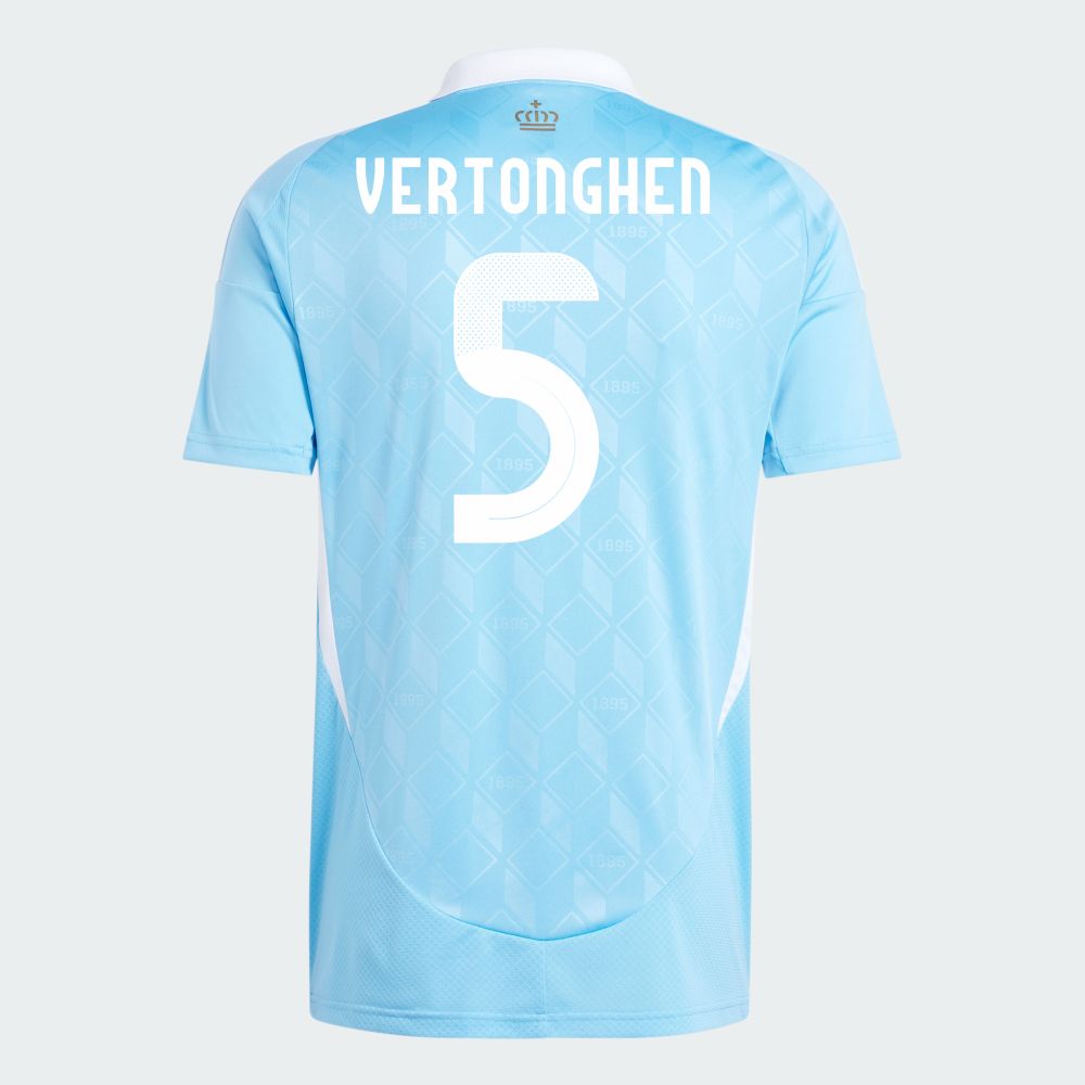 2024 Belgium VERTONGHEN 5 Away Jersey