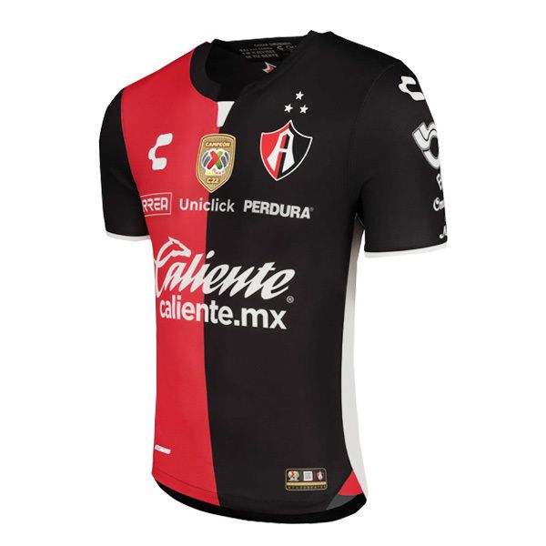 Club Atlas Red/Black 2-Star Liga MX C22 Campeon/Champion Patch Home  2022/23