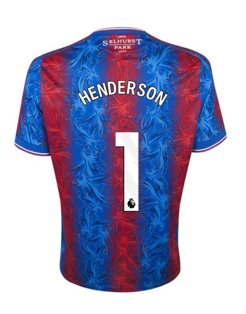 Crystal Palace Home HENDERSON 1 Jersey 24-25 Crystal Palace Home HENDERSON 1 Jersey 24-25