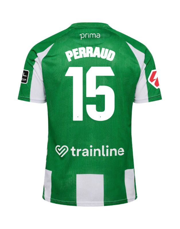 25-26 Real Betis Home PERRAUD 15 Jersey