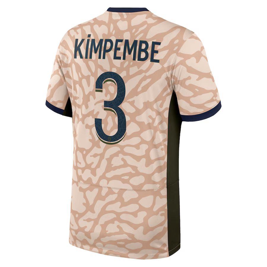 23-24 PSG Jordan Kimpembe 3 Fourth Jersey