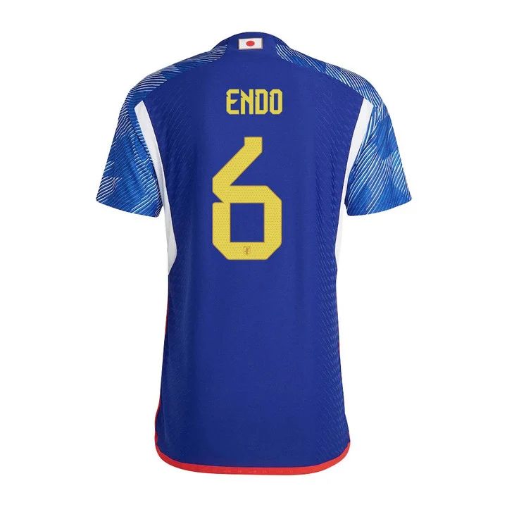 Japan Home ENDO WATARU #6 World Cup Jersey 2022