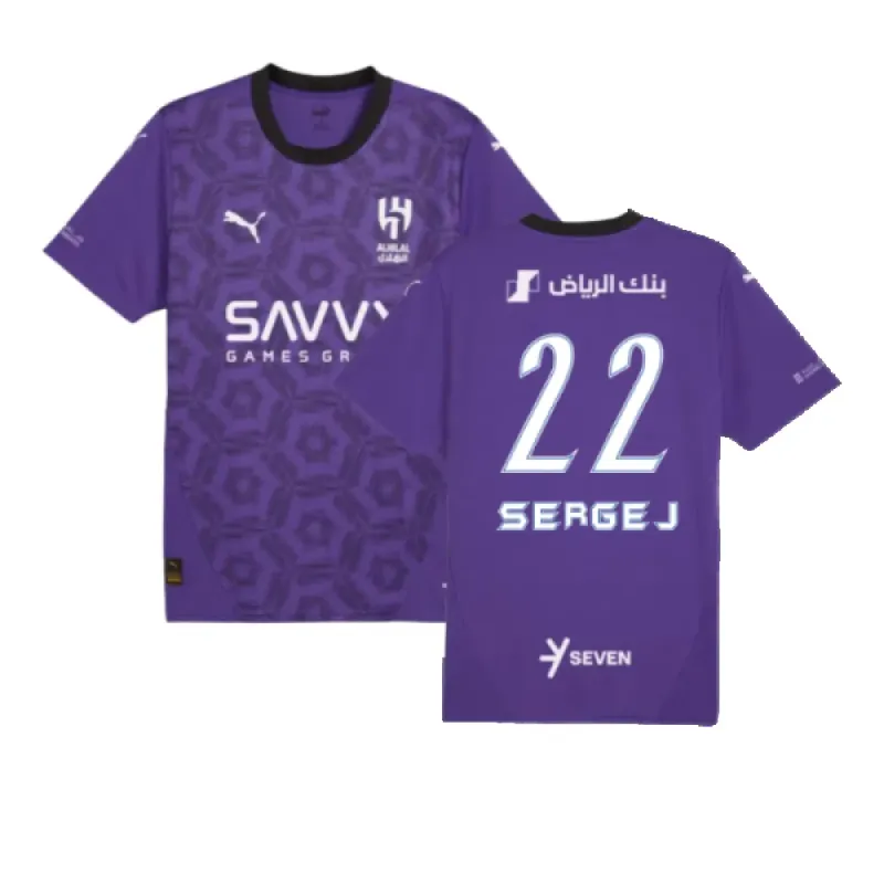 2024-2025 Al Hilal Third Sergej 22 Jersey