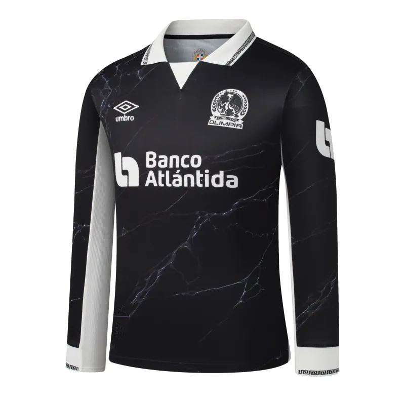 CD Olimpia Third Long Sleeve Jersey Black 2025/26