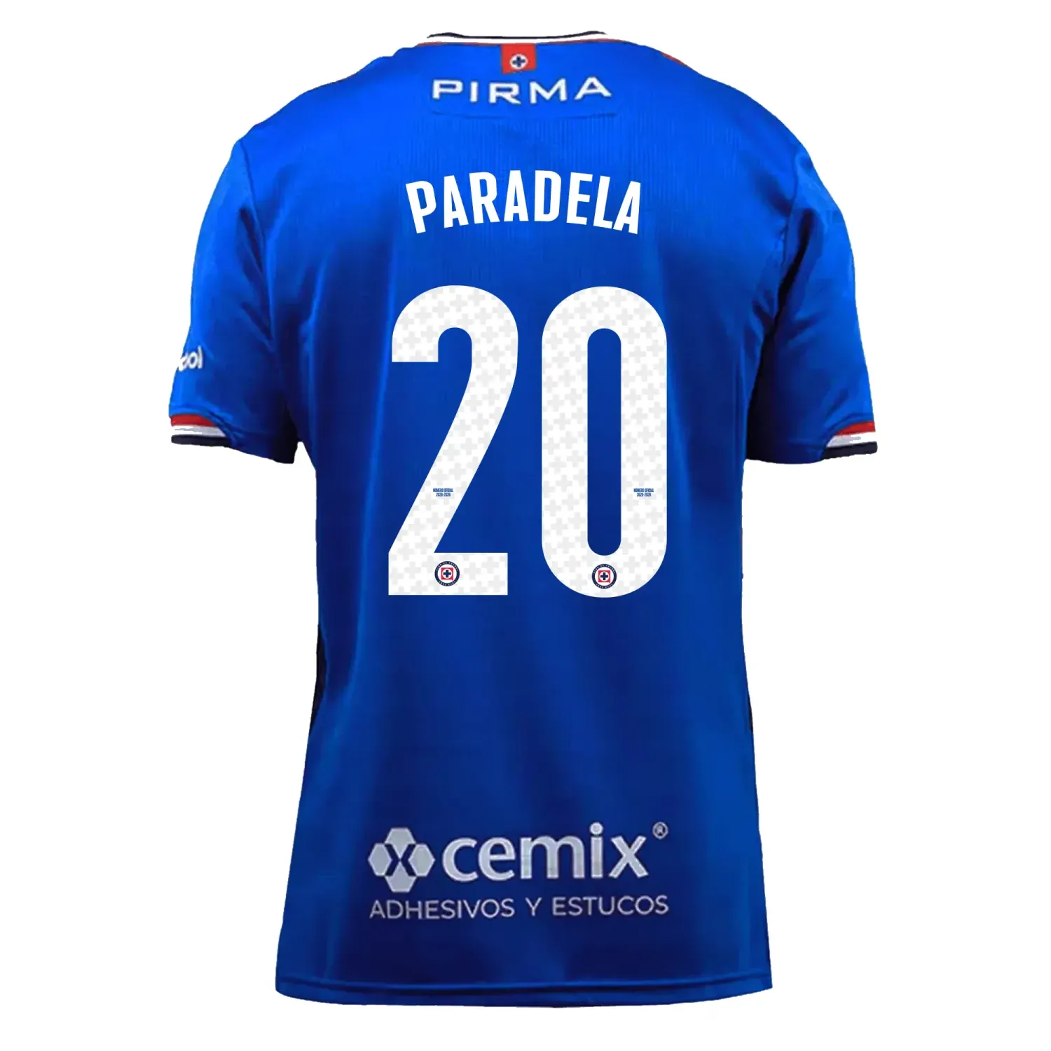 Cruz Azul Jose Paradela 20 Home Jersey 2025/26 (Player Version) Cruz Azul Jose Paradela 20 Home Jersey 2025/26 (Player Version)