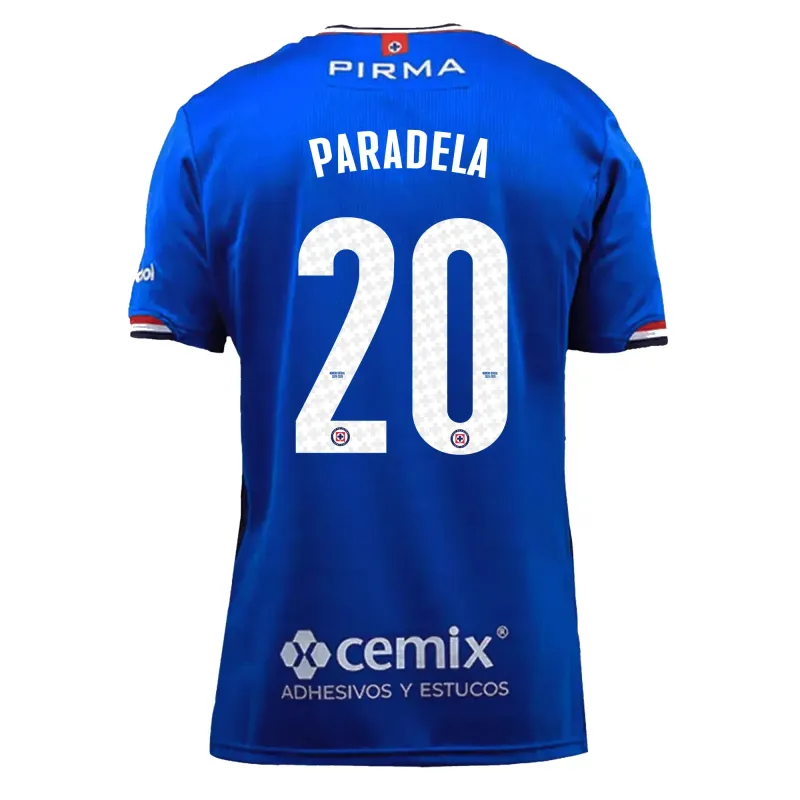 Cruz Azul Jose Paradela 20 Home Jersey 2025/26 (Player Version)