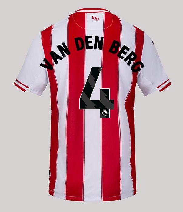 25-26 Brentford Home VAN DEN BERG 4 Jersey