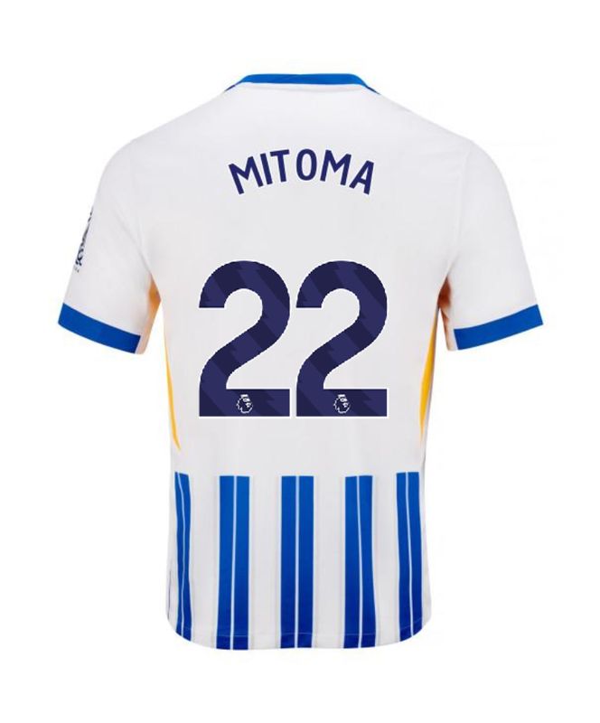 24-25 Brighton & Hove Albion MITOMA 22 Home Jersey