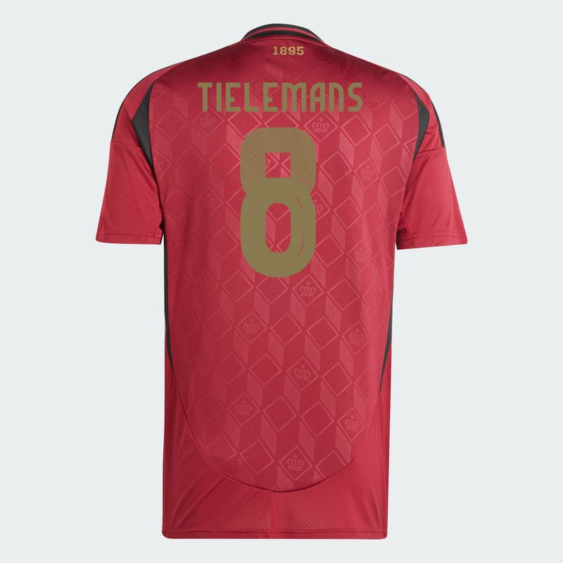 2024 Belgium TIELEMANS 8 Home Jersey