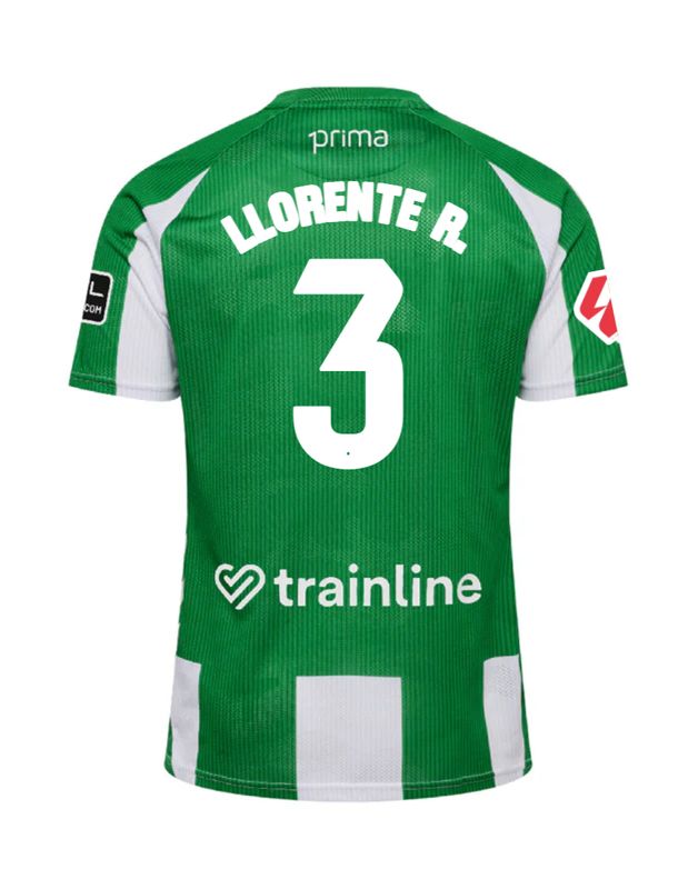 25-26 Real Betis Home LLORENTE R. 3 Jersey