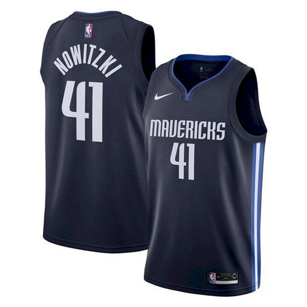 Men’s Dallas Mavericks Navy Dirk Nowitzki #41 Swingman Jersey