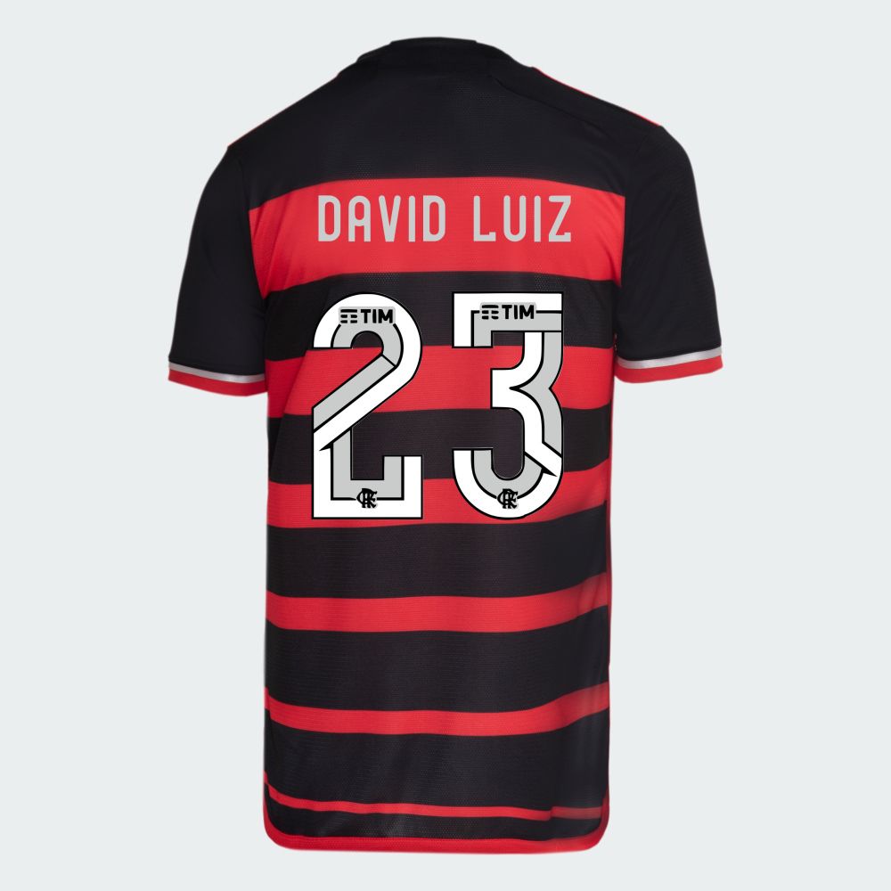 Flamengo Home David Luiz 23 Jersey Shirt 2024/25 Flamengo Home David Luiz 23 Jersey Shirt 2024/25