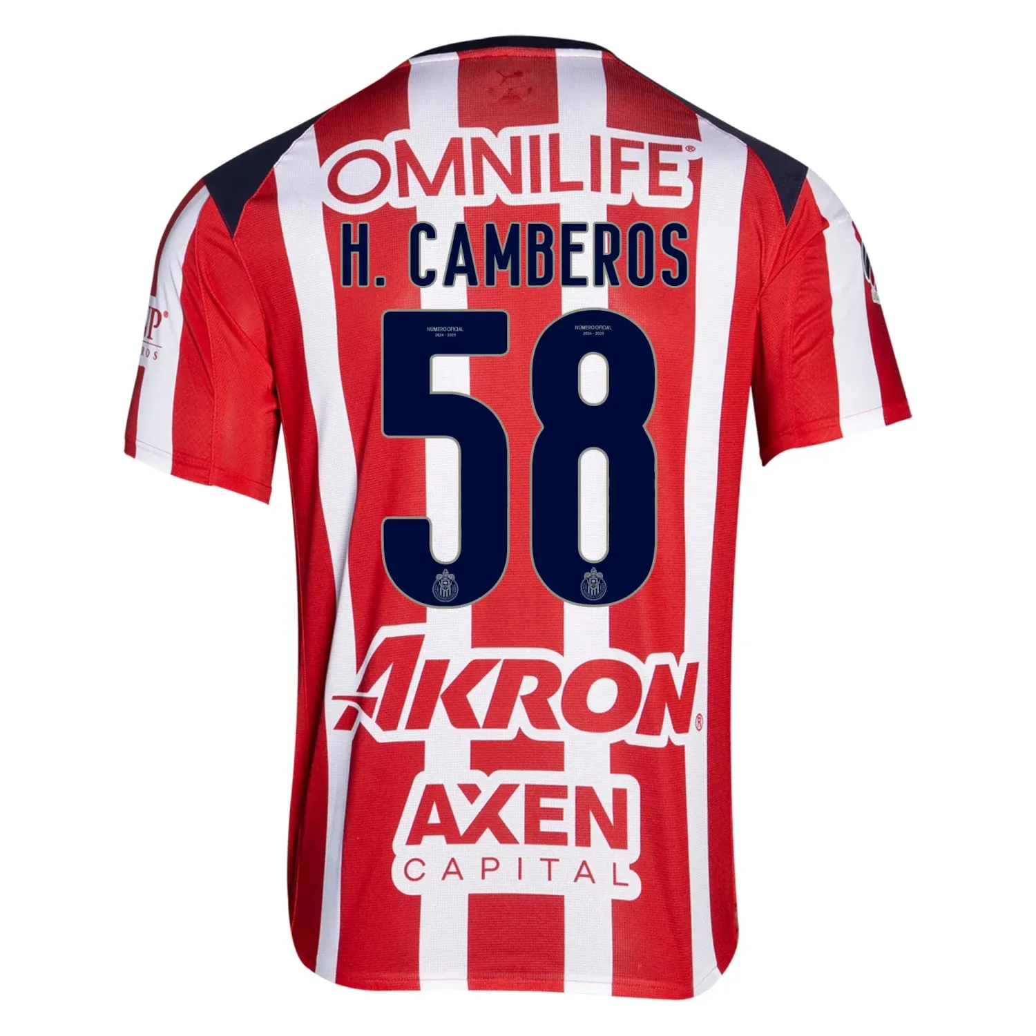 Chivas Hugo Camberos 58 Home Jersey 2025/26 Chivas Hugo Camberos 58 Home Jersey 2025/26