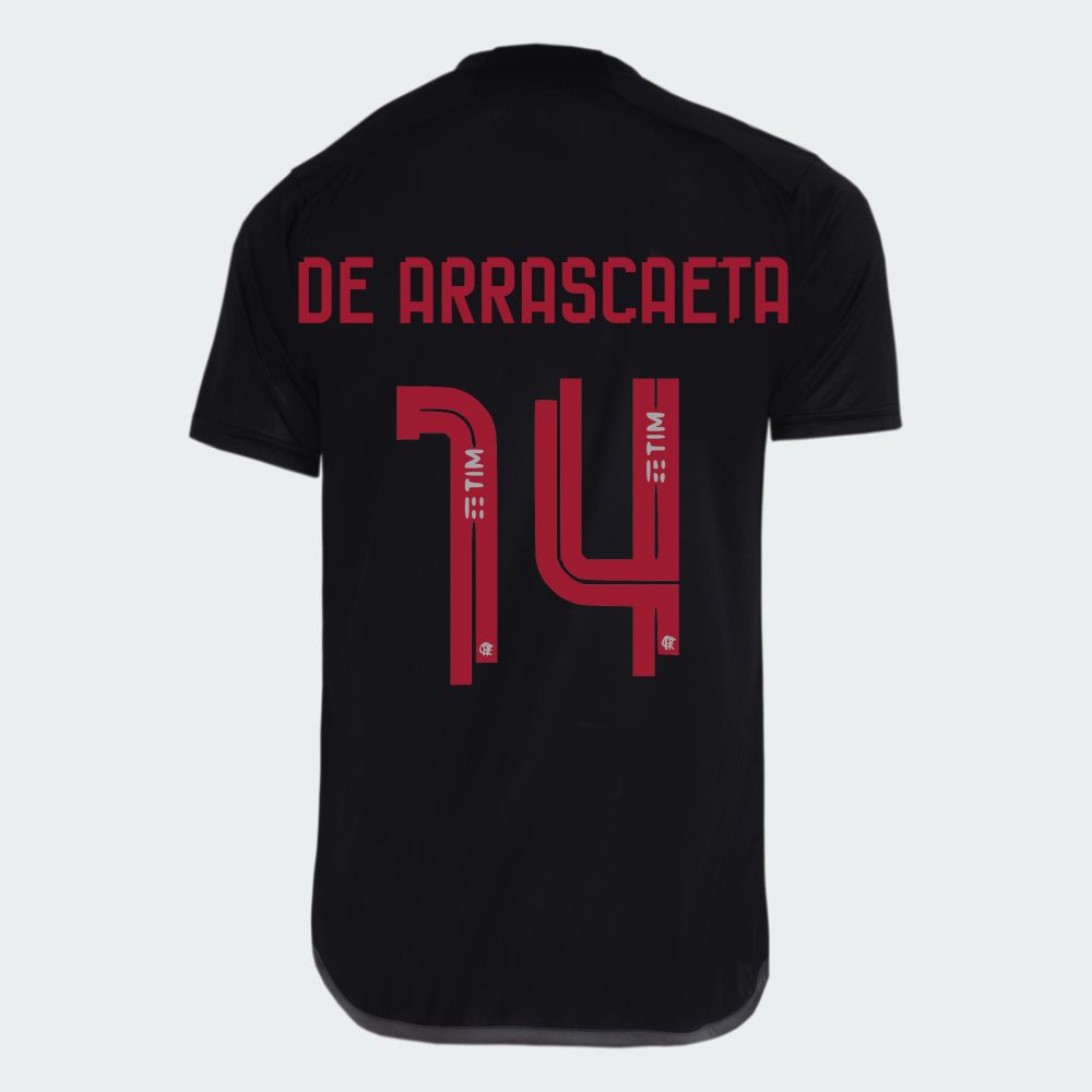 Flamengo Third DE ARRASCAETA 14 Jersey Shirt 2023/24 Flamengo Third DE ARRASCAETA 14 Jersey Shirt 2023/24