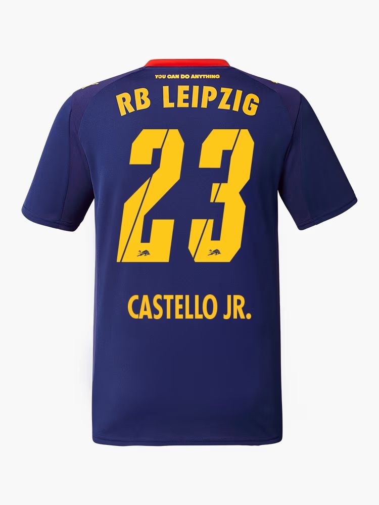 25-26 RB Leipzig Away CASTELLO JR. 23 Jersey 25-26 RB Leipzig Away CASTELLO JR. 23 Jersey