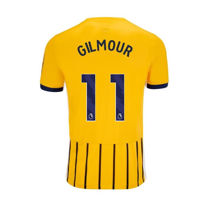 24-25 Brighton & Hove Albion GILMOUR 11 Away Jersey