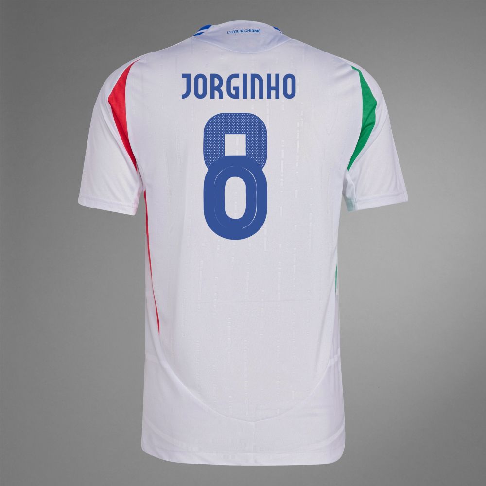 2024 Italy JORGINHO 8 Away Jersey (Player Version) 2024 Italy JORGINHO 8 Away Jersey (Player Version)