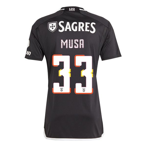 Benfica  Away MUSA 33 UCL  Jersey Shirt 23-24