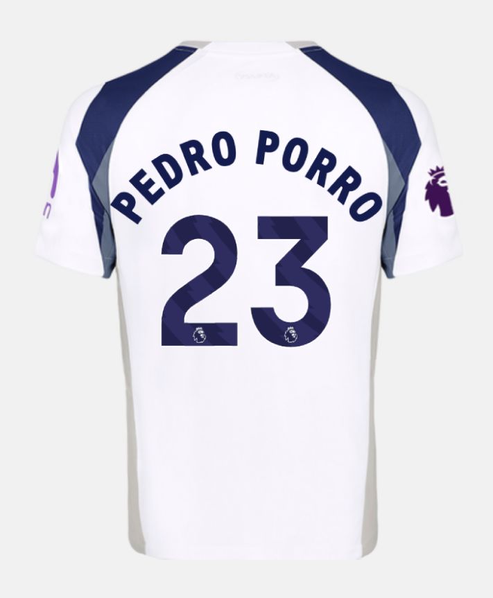 25-26 Tottenham Hotspur Home PEDRO PORRO 23 Jersey 25-26 Tottenham Hotspur Home PEDRO PORRO 23 Jersey
