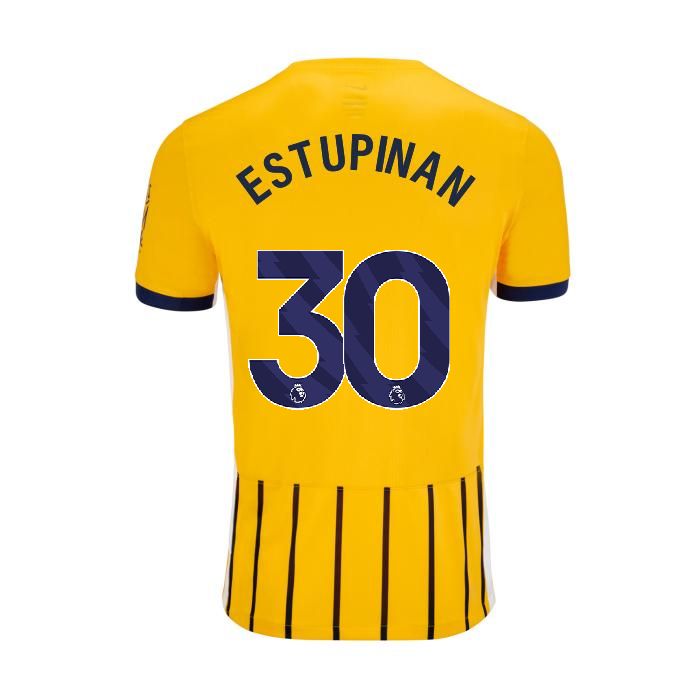 24-25 Brighton & Hove Albion ESTUPINAN 30 Away Jersey
