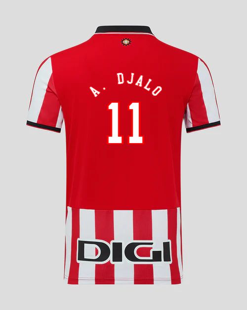 25-26 Athletic Bilbao A. DJALÓ 11 Home Jersey