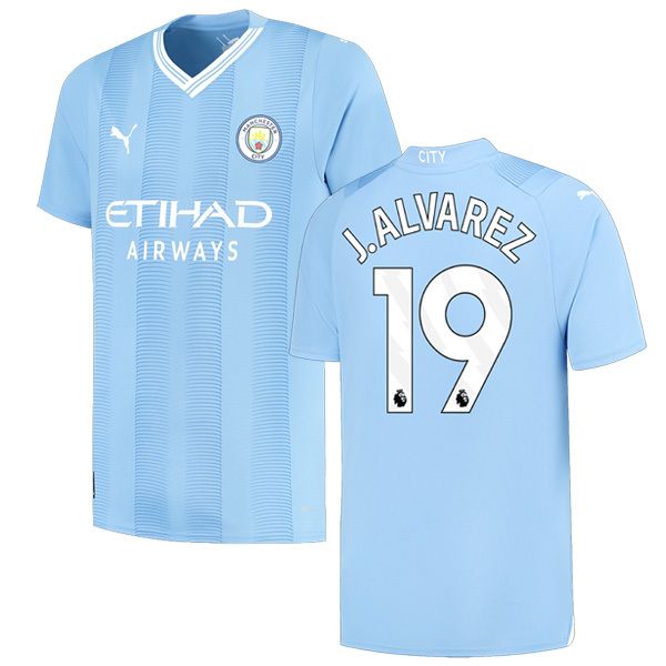 23-24 Manchester City Home Jersey J.ALVAREZ 19 23-24 Manchester City Home Jersey J.ALVAREZ 19