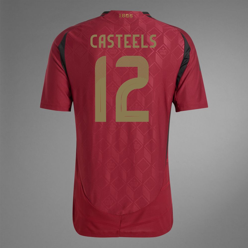 2024 Belgium CASTEELS 12 Home Jersey