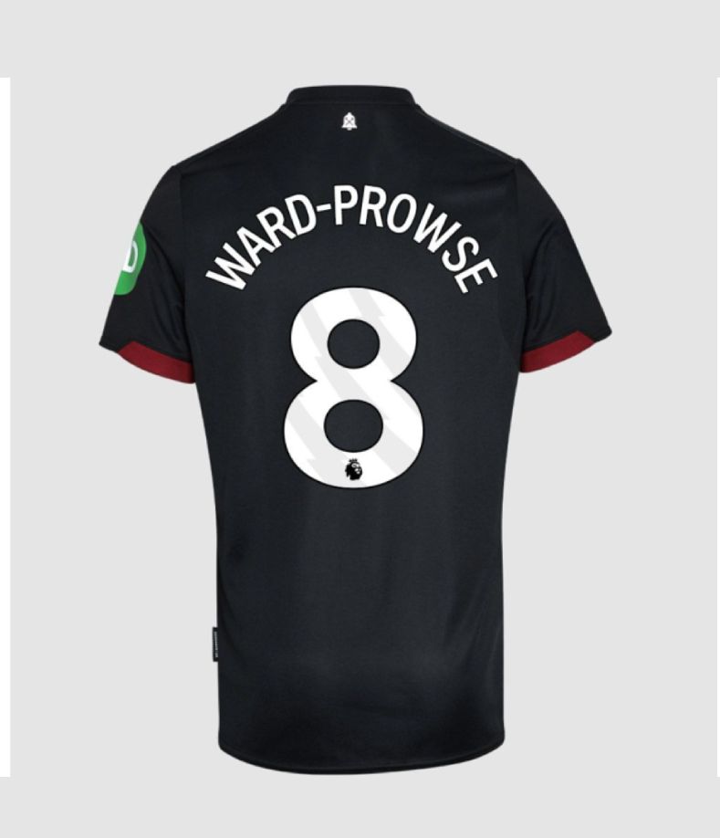 24-25 West Ham United Away WARD PROWSE 8 Jersey 24-25 West Ham United Away WARD PROWSE 8 Jersey