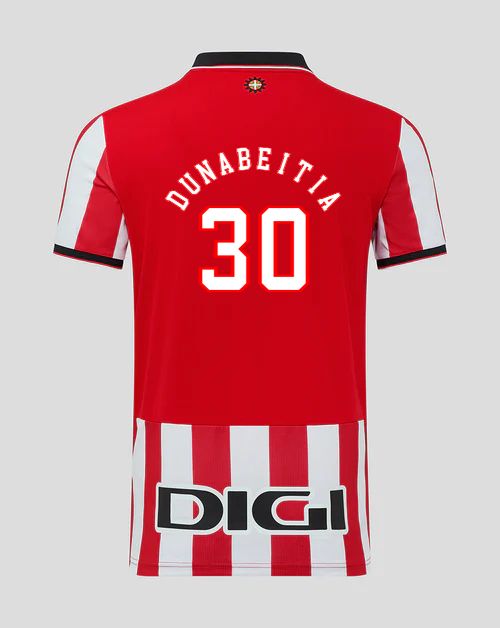 25-26 Athletic Bilbao DUÑABEITIA 30 Home Jersey