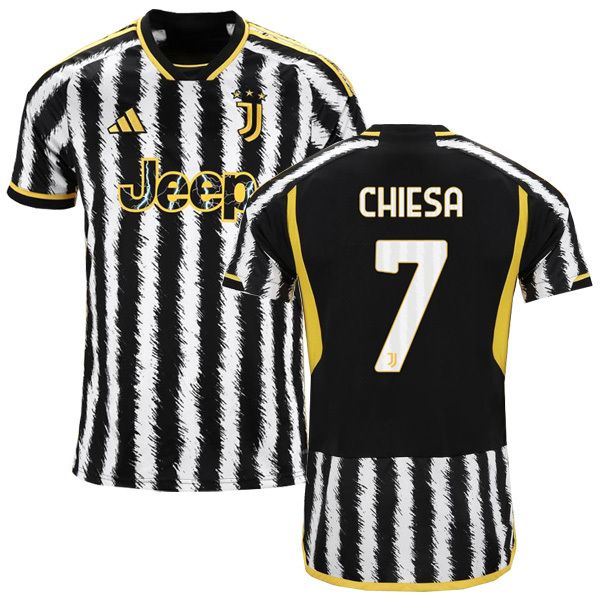 23-24 Juventus Home Jersey CHIESA 7