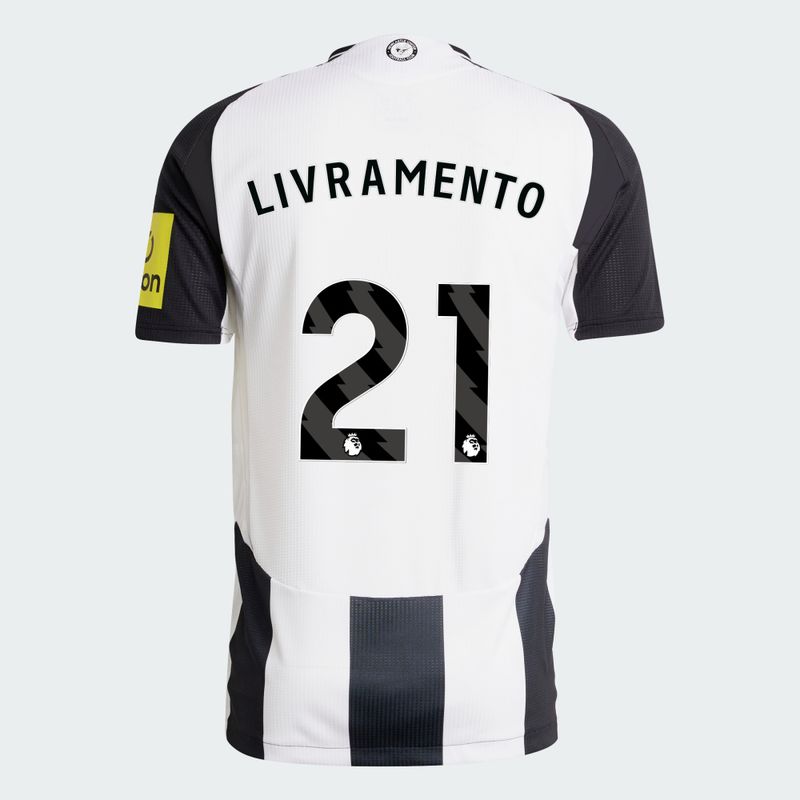 24-25 Newcastle United LIVRAMENTO 21 Home Jersey (Player Version)