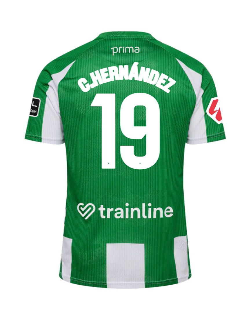 25-26 Real Betis Home C.HERNÁNDEZ 19 Jersey