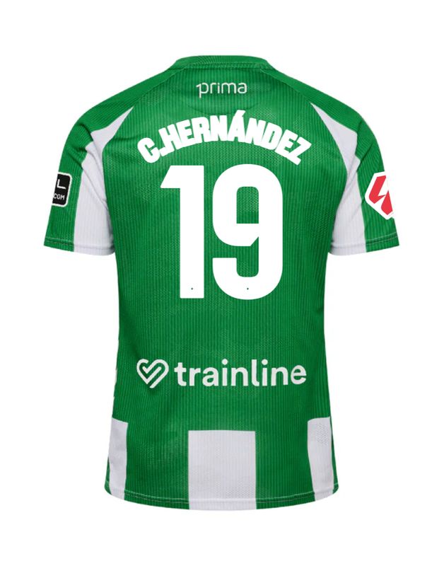 25-26 Real Betis Home C.HERNÁNDEZ 19 Jersey