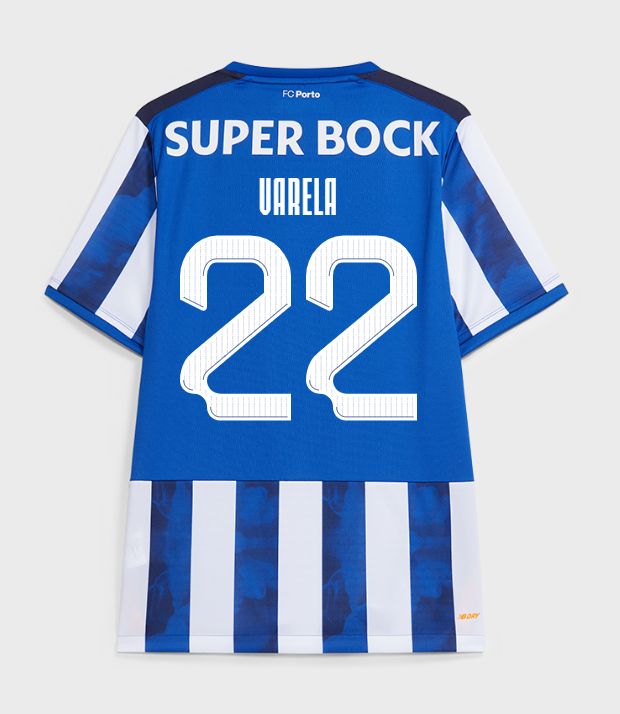 24-25 Porto Home Varela 22 Europa League Jersey 24-25 Porto Home Varela 22 Europa League Jersey
