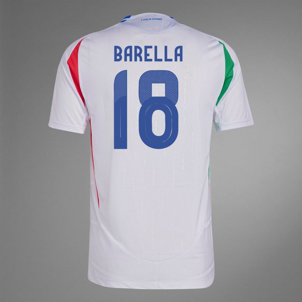 2024 Italy BARELLA 18 Away Jersey (Player Version) 2024 Italy BARELLA 18 Away Jersey (Player Version)