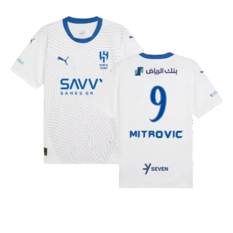 2024-2025 Al Hilal Away Mitrovic 9 Jersey