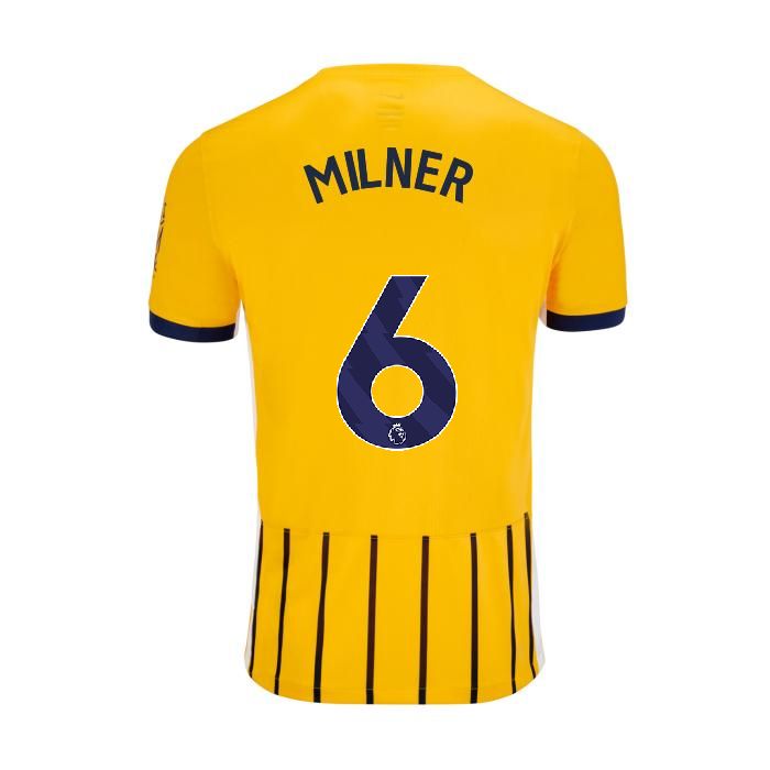 24-25 Brighton & Hove Albion MILNER 6 Away Jersey