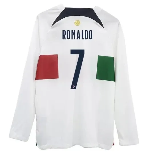 Portugal Away Portugal  Ronaldo #7 Long Sleeve Jersey 2022/2023